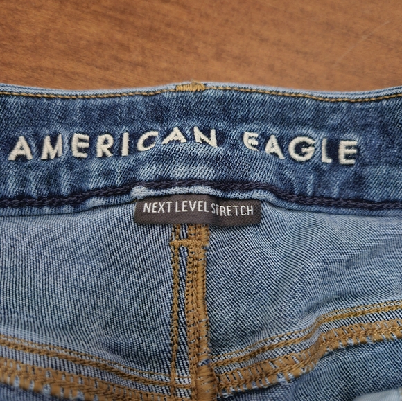 American Eagle Outfitters Blue Jeggings with Classic Denim Look - Picture 5 of 8